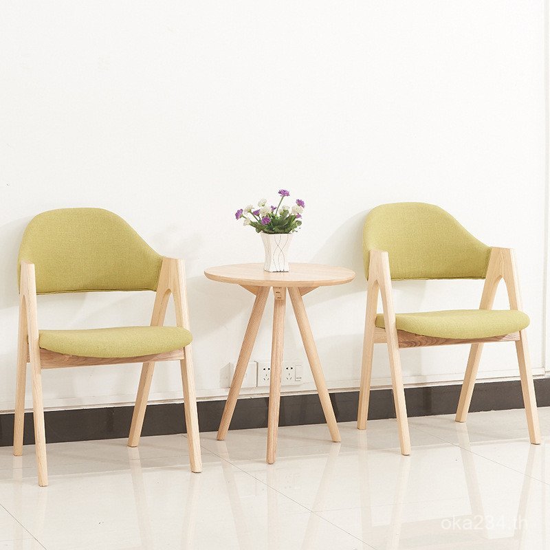 Nordic Negotiation Cafe Nordic เก้าอี้โต๊ะเก้าอี้ Western ร้านอาหารเก้าอี้ไม้เก้าอี้รับประทานอาหารผส
