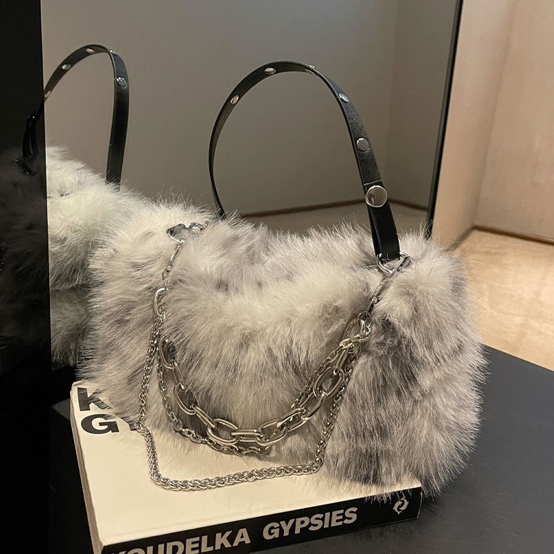 ฤดูใบไม้ร่วงและฤดูหนาว Advanced Sense Chain Underarm All Matching Mao Mao Mao Baglgt666.my2025112400