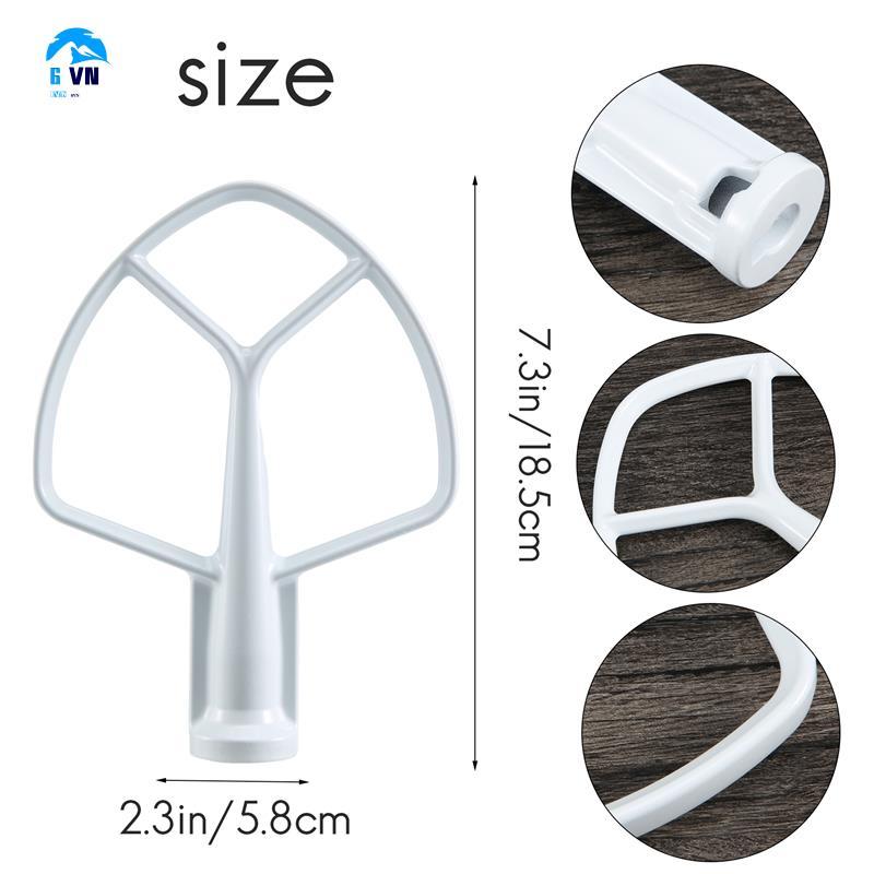 K5AB K5SS Kitchen Mixer Aid Coated Flat Beater,ทดแทนสําหรับ Mixer W10807813,9707670 อุปกรณ์เสริม .superstore123th ราคา ถูกที่สุด ดีลบีเคเค แกลเลอรีภาพที่ 9
