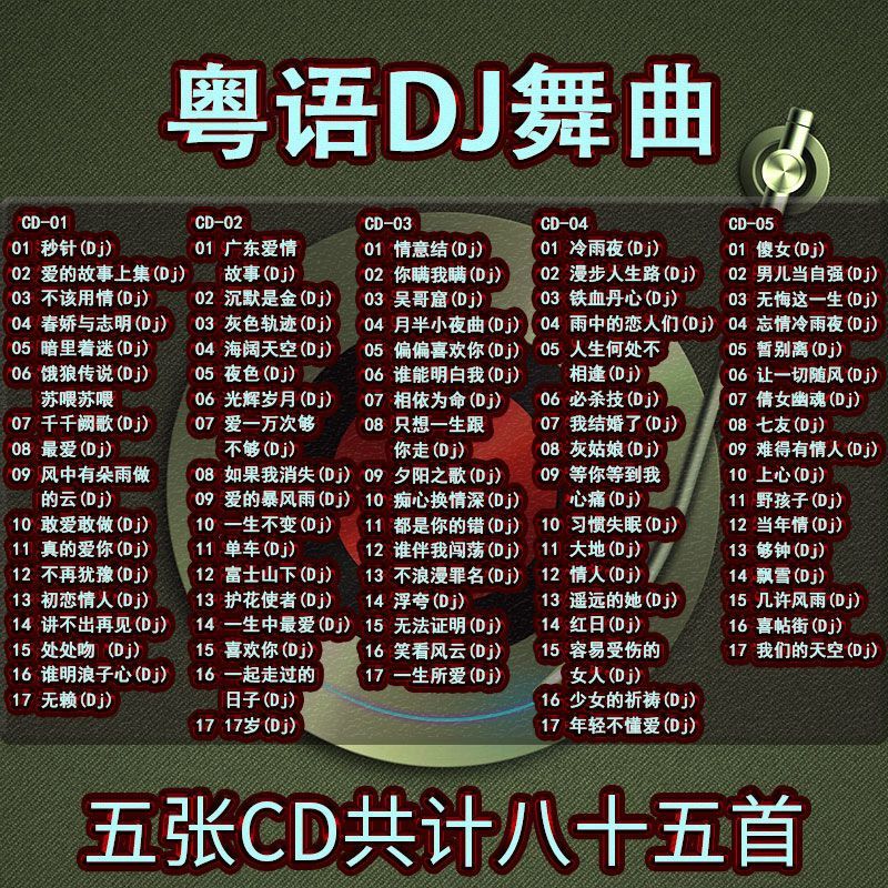 Car cd Classic Compression Canry Records dj Nostalgic oo1 High-Quality cd Old Songs Subwoofer Lossle