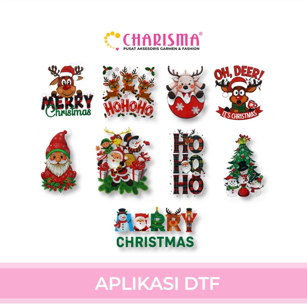 Charisma Christmas DTF Screen Printing Application Special Edition - Christmas Motif Press Screen Pr