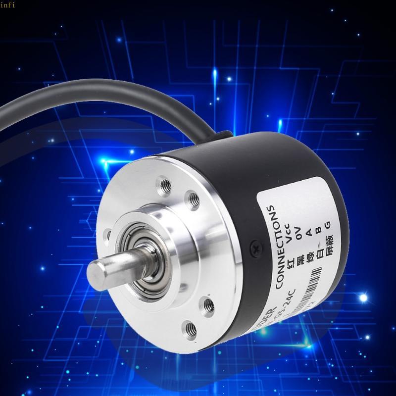Infi 360P R Incremental Rotary Encoder AB เฟส Encoder 6 มม.เพลาสําหรับ W ข้อต่อใหม่