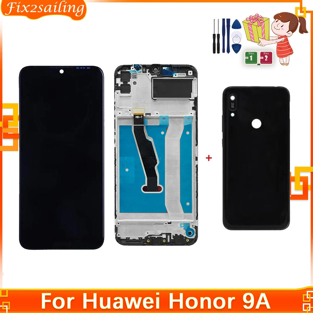 6.3 นิ้วสําหรับ Honor 9A MOA-LX9N/สําหรับเพลิดเพลินไปกับ 10E สําหรับ y6P 2020 LCD หน้าจอสัมผัสไม่มี/