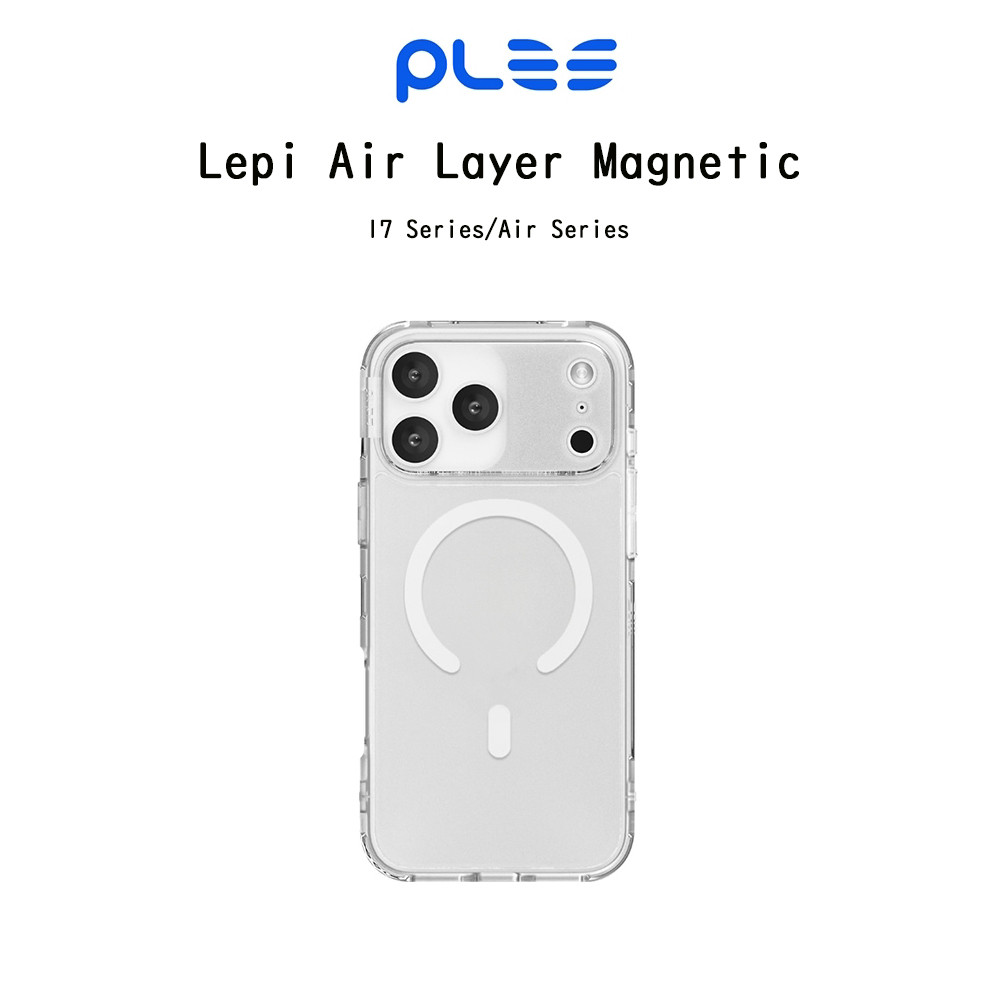 PLES Lepi Air Layer Magnetic เคสใสกันกระแทกมาตราฐานSGSเกรดพรีเมี่ยมจากเกาหลี เคสสำหรับ iPhone17/Air/17Pro/17Promax