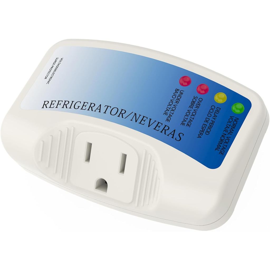 Refrigerator Surge Protector, CNAODUN Home Appliance Single Outlet Power Strip Surge Protector Volta