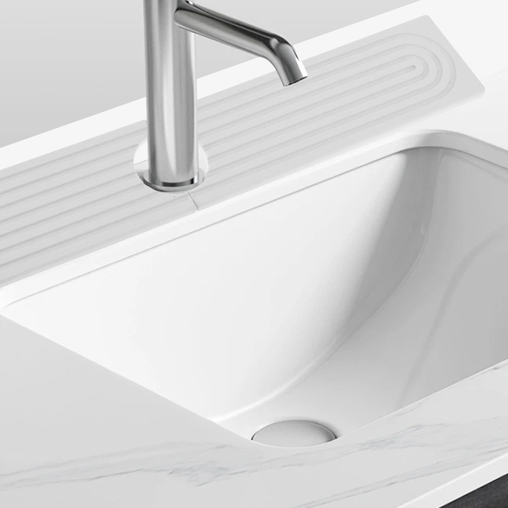 เสื่อก๊อกน้ําสําหรับห้องครัวอ่างล้างจานดูดซับน้ําหินอ่างล้างจานถาดแห้งเร็วอ่างล้างจานก๊อกน้ําสาดเสื่