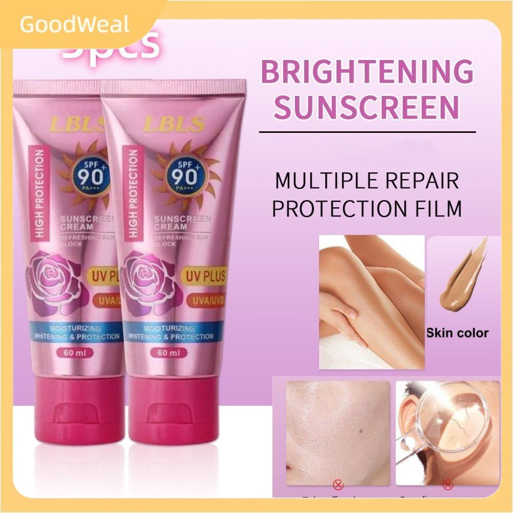 ✨COD✨ 3 ชิ้น Lbls Rose Multi-effect Repairing BB Cream Spf 90+ ครีมกันแดดประสิทธิภาพสูงสำหรับผิวแพ้ง