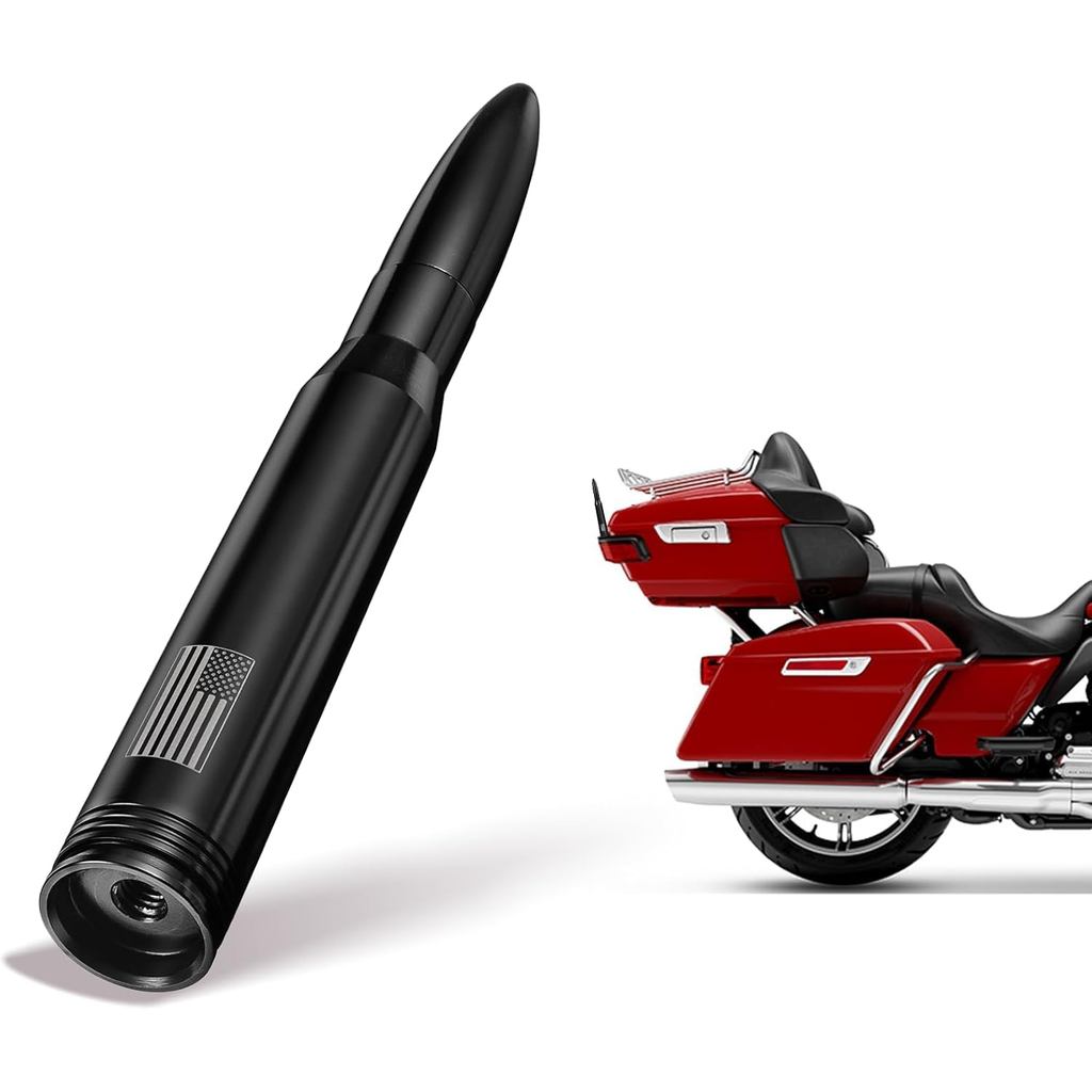 เสาอากาศรถจักรยานยนต์ธงชาติอเมริกันสําหรับ 1989-2025 Touring Road Glide CVO Road Glide Street Glide 