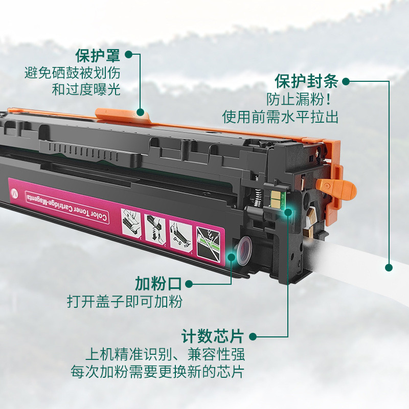 เหมาะสําหรับ HP m476 Selenium Drum cf380a Drying Drum 476dw ตลับหมึก hp312a Toner HP m476dn Selenium