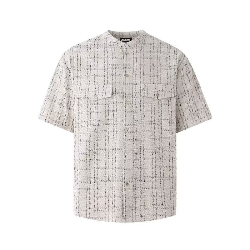 SEACHENIC เสื้อแขนสั้นผู้ชาย ลายสก๊อต Tweed สไตล์แฟชั่น ราคา ถูกที่สุด ดีลบีเคเค แกลเลอรีภาพที่ 4