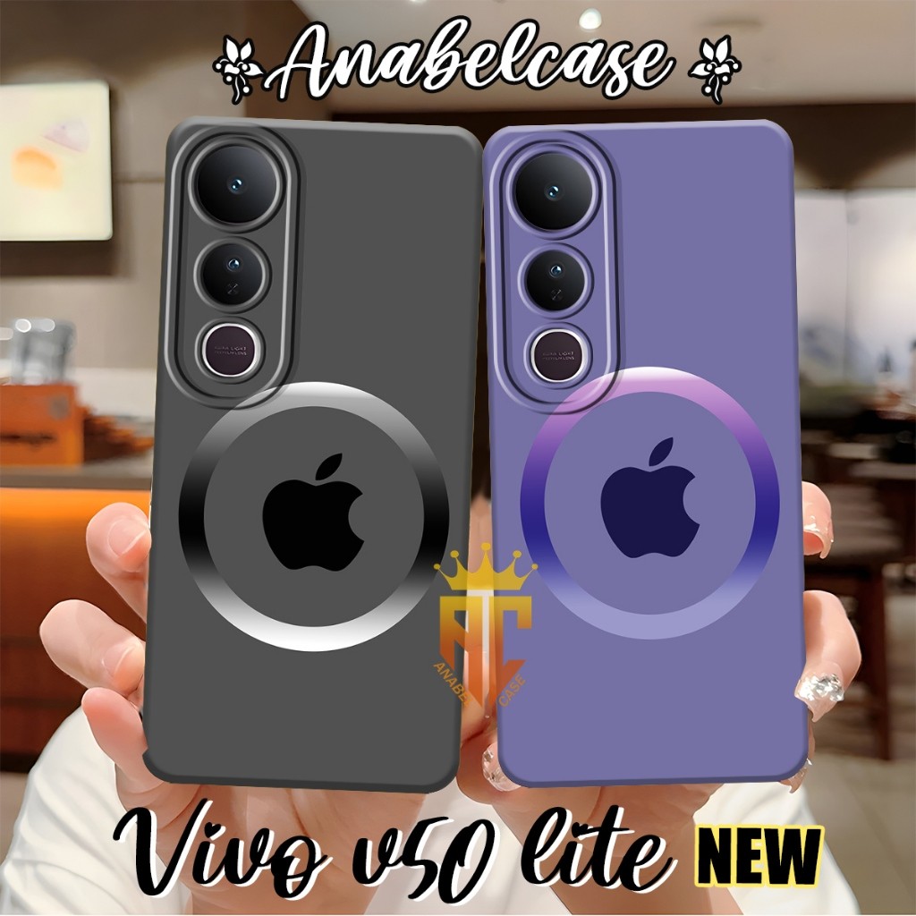 Softcase VIVO V50 LITE 5G 2025 Fashion Case Cool Apple Logo Motif - เคส Apple - เคส Vivo - เคสล่าสุด