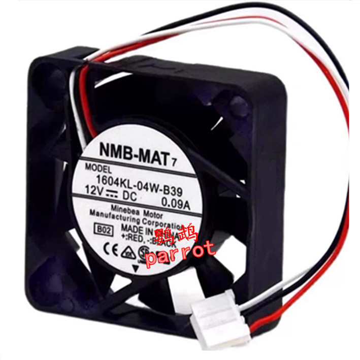 1604KL-04W-B39 4 ซม.4010 ยี่ห้อใหม่ 12V 0.09A Agawa Servo Driver พัดลมระบายความร้อน
