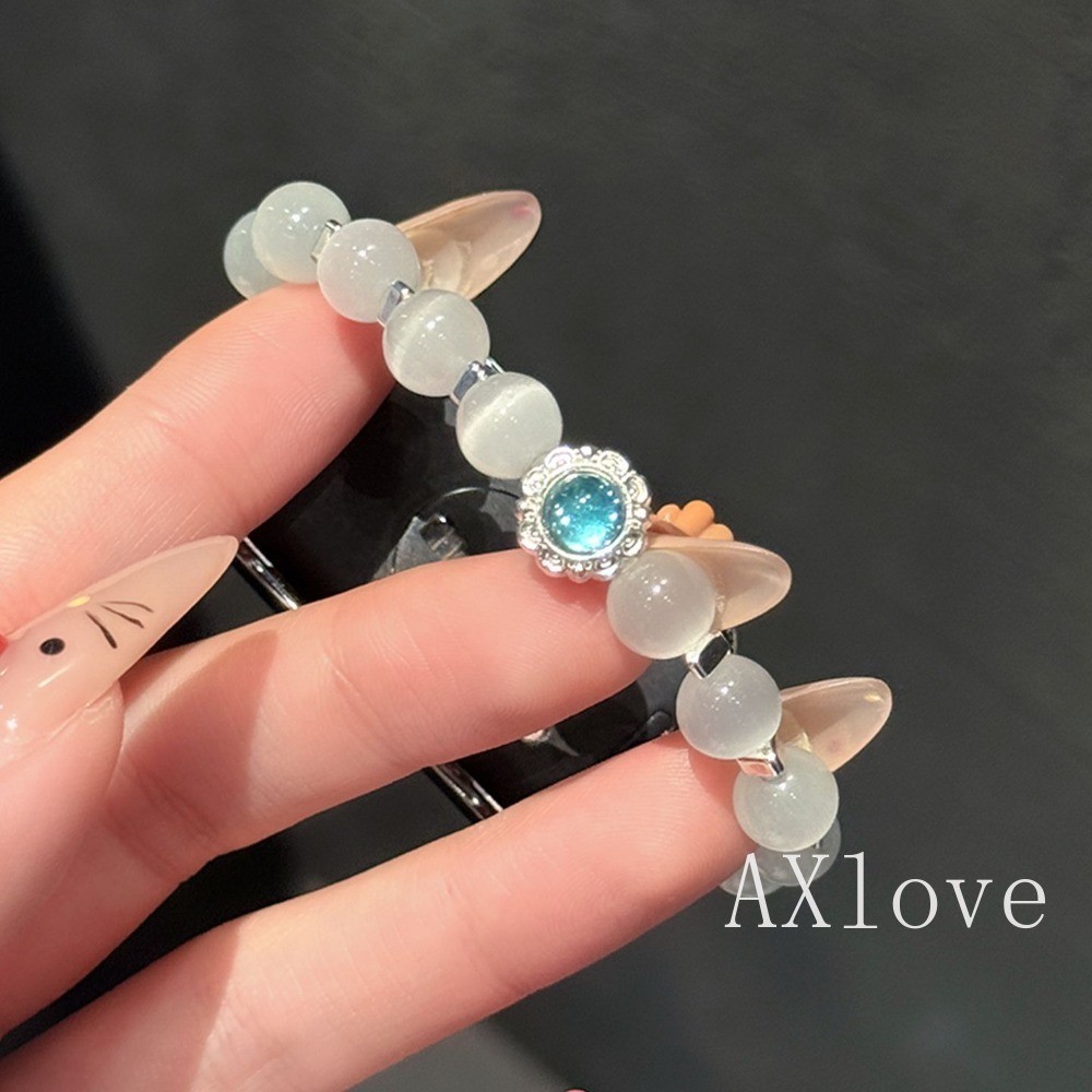 ยืดหยุ่น Beas สายรัดสําหรับ Huawei Band 10 8 9 Cats Eye Stone สร้อยข้อมือสําหรับ Huawei Watch Fit 3 4pro สายรัดข้อมืออุปกรณ์เสริม - รูปที่ 2