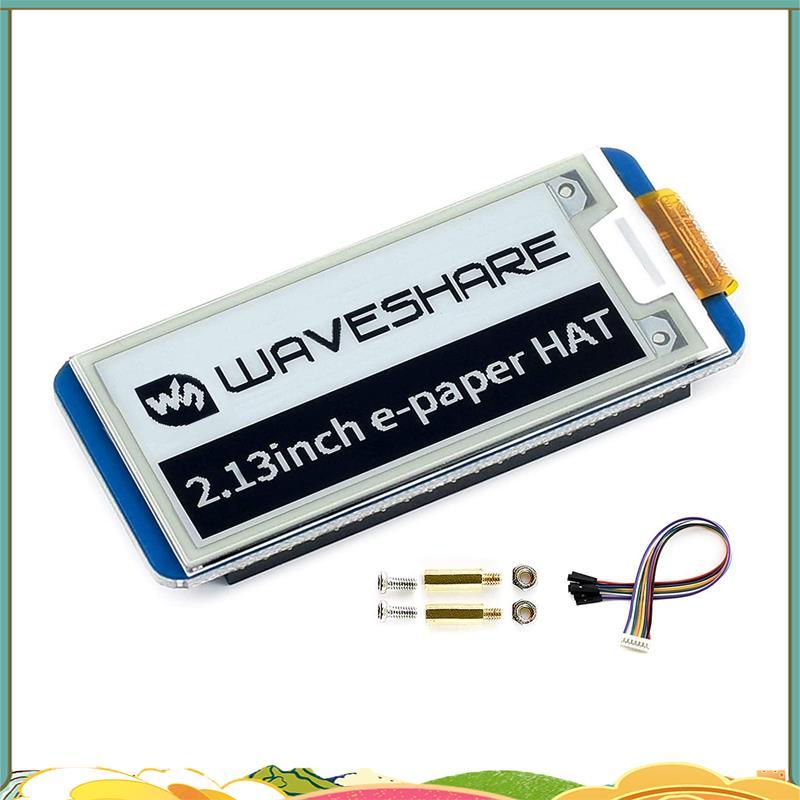 หมวกแสดง E-Ink ขนาด 2.13 นิ้ว, สีดํา, สีขาว 2 สี 250X122 พิกเซลหน้าจอ E-Paper LCD สําหรับ 4B/3B+/3B/