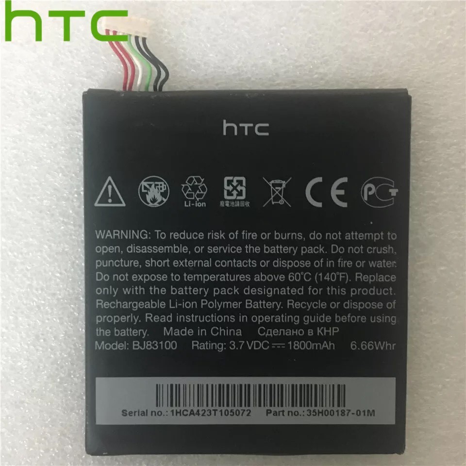 แบตเตอรี่ แท้ HTC One X G23 / One S S720e Z520E Z520d S728e Z560s BJ83100 3600mAh