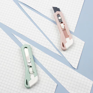 คัตเตอร์ มีดคัตเตอร์ คัตเตอร์จิ๋ว มินิ ใบมีดคม สีแคนดี้ เครื่องเขียน Cutter