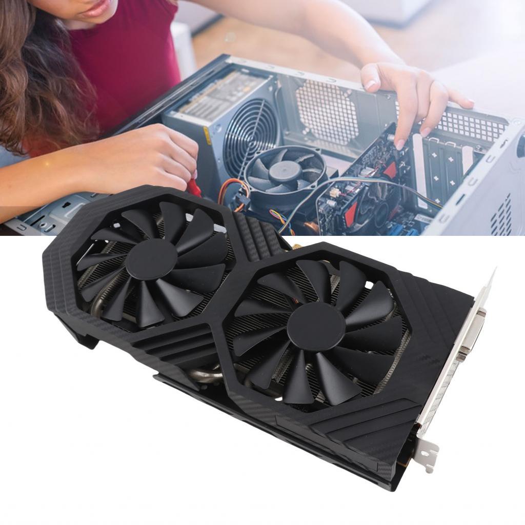 Yohooo GPU กราฟิกการ์ด 8GB GDDR5 256bit RX590 เงียบสําหรับเดสก์ท็อป