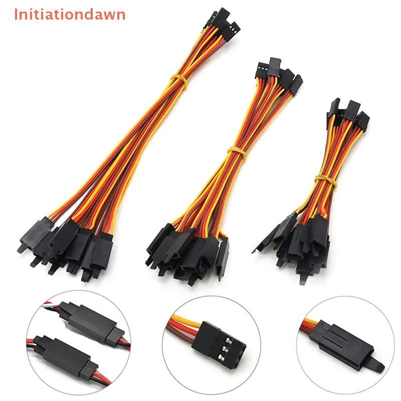 [Initiationdawn] 10 ชิ้น 10-100 ซม.ขยายสายตะกั่ว Anti-Loose 60 Servo สําหรับ RC JR ชายหญิงรุ่นเครื่องบินอะแดปเตอร์สาย