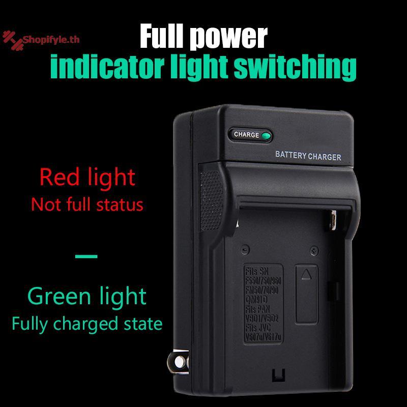 Shopifyle USB Charger สําหรับ Sony NP F550 NP-F750 NP-F970 Series แบตเตอรี่สําหรับ Sony แบตเตอรี่ Ch