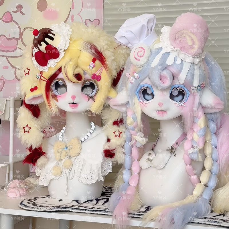 K-Series Beast Head สําเร็จรูป Beast เสื้อผ้า Original KIG Lolita ชุดหูฟังที่กําหนดเองสวมใส่ COS ในส