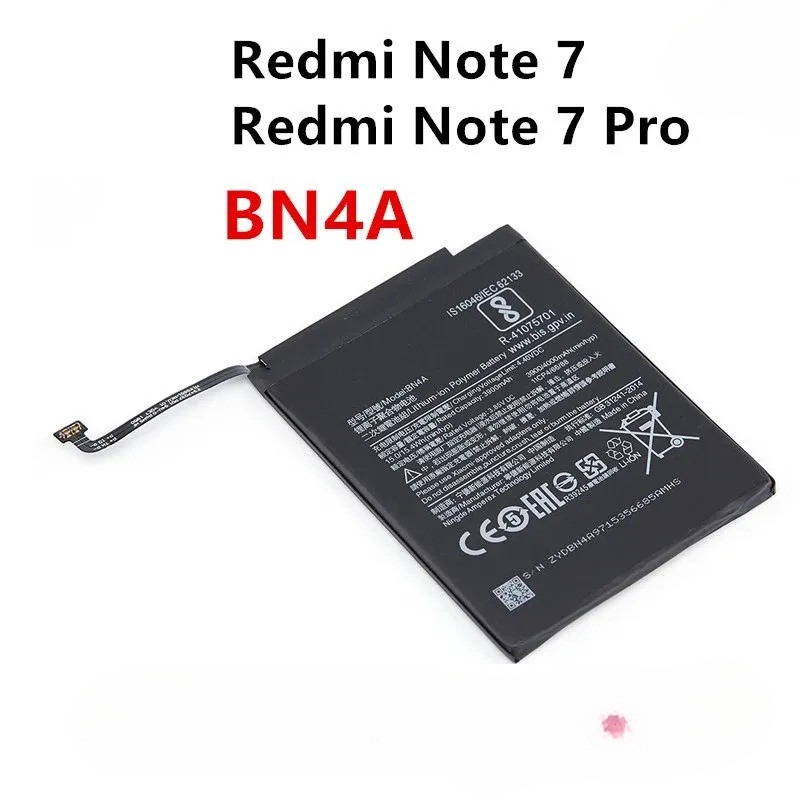 BN4A 4000mAh Battery For Xiaomi Redmi Note 7 Note 7 Pro M1901F7C High Quality Phone Batteries