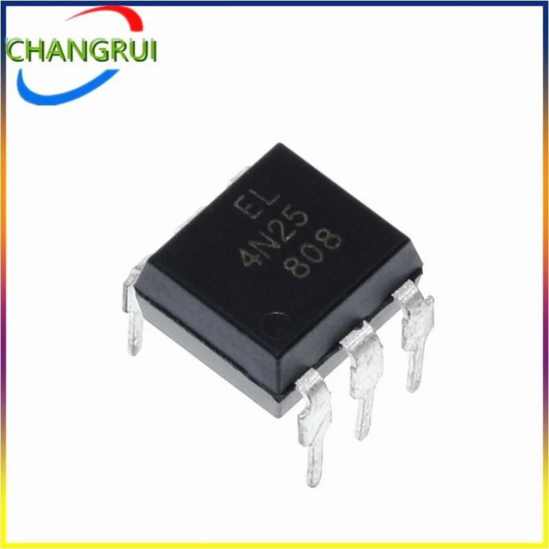 ยี่ห้อใหม่ EL4N25 4N25 In-Line Optocoupler DIP6 Photocoupler