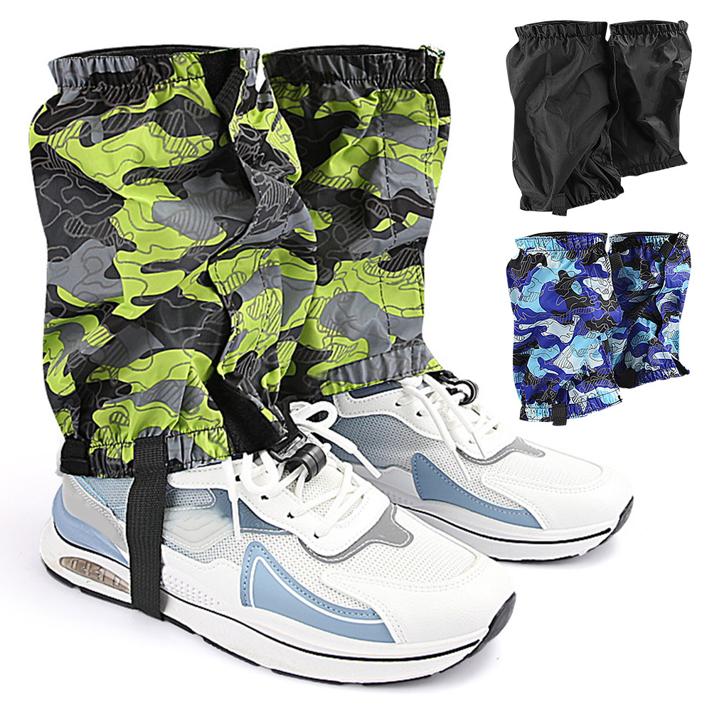 1 คู่ขา Gaiters Unisex กลางแจ้งหิมะเท้ากันน้ํา Legging Gaiters Boot รองเท้าสําหรับเดินป่ากลางแจ้งเดิ