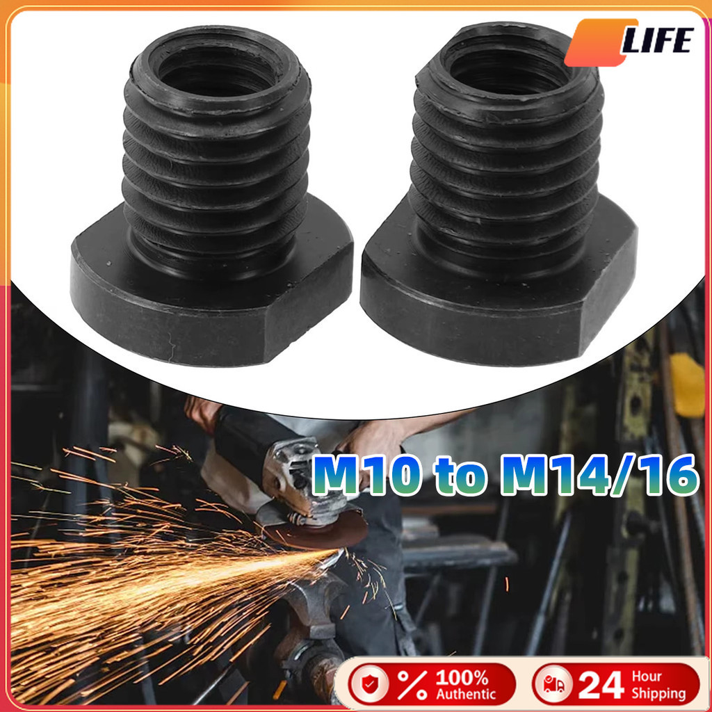 เก็บปลายทาง！อะแดปเตอร์แปลงเกลียวเครื่องเจียร M10 เป็น M14 M16 อ่ะไหล่สําหรับเครื่องเจียรมุม ติดตั้งง่าย เปลี่ยนเร็ว
