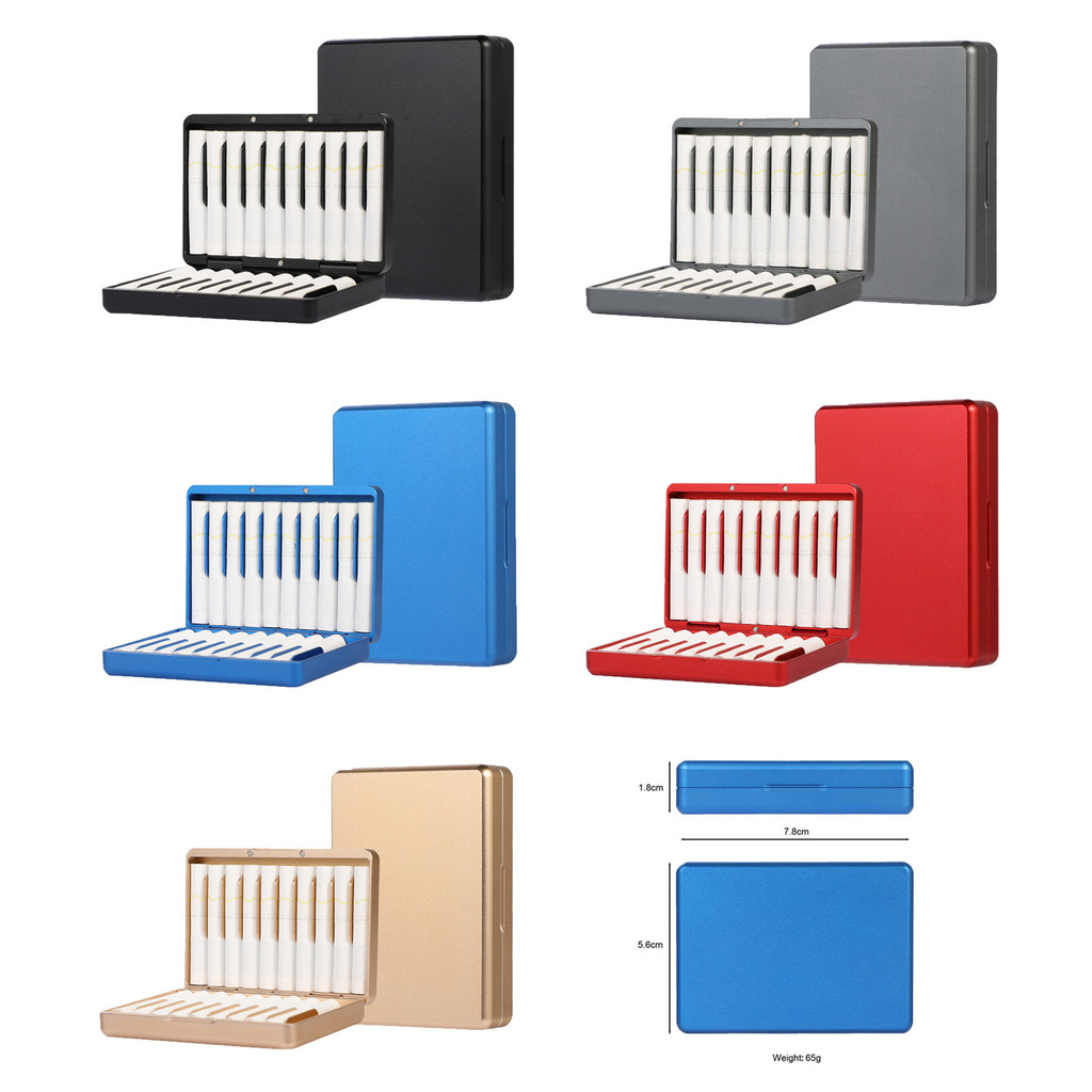 สต็อกพร้อม เหมาะสําหรับ IQO One Aluminium Alloy 20 Pack กล่องดูดซับแม่เหล็กป้องกันความชื้น IQO