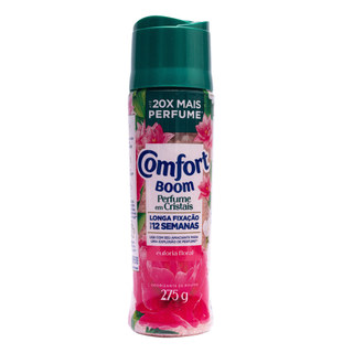 Amaciante de Roupa Euforia Floral Comfort Boom Perfume em Cristais 275g