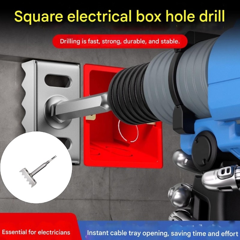 Gonna Professional Square Punch Tool สําหรับคัตเอาท์ไฟฟ้าที่แม่นยําในการก่อสร้าง
