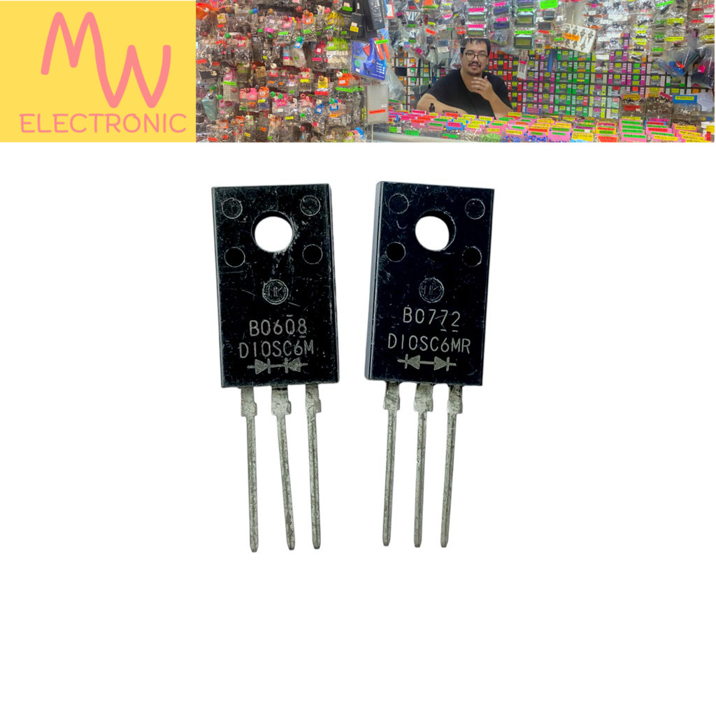 Diode D10SC6M (ราคาต่อ 1ชิ้น) Schottky Diode 10A 60V TO-220 3ขา มีสินค้าพร้อมส่งในไทย