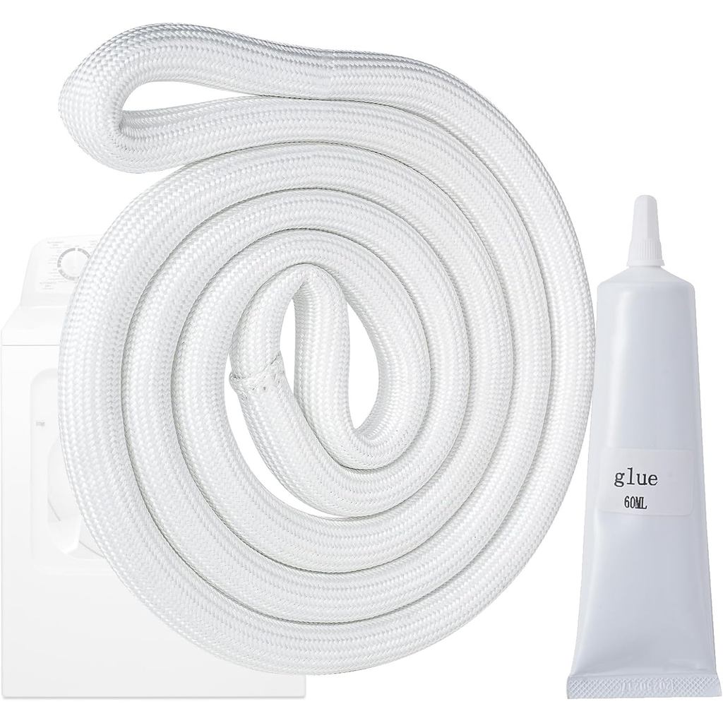 Dryer Door Seal for Ama-na NED4655EW1, May-Tag MEDX655DW1, MEDC465HW0, Ro-per RED4516FW0, Whirl-Pool