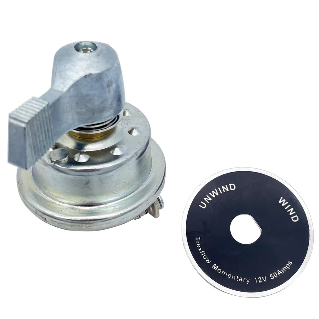 Momentary Rotary Switch 12V 50 Amps Replaces SW710 ATPRS2 Functions Forward & Reverse for Tarp Motor