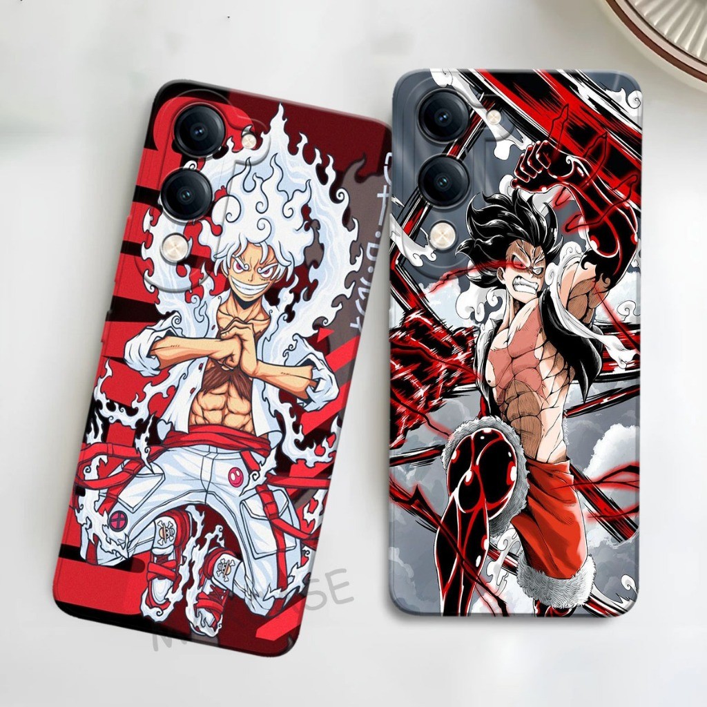 M0P Softcase Hp Vivo Y04 4G ล่าสุด 2025 Luffy Motif Hp Case - เคส Hp ปัจจุบัน - กล้องซิลิโคน Hp Prot