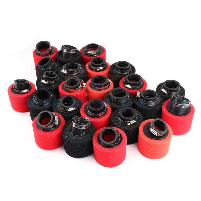 35 มม.38 มม.42 มม.45 มม.48 มม.ข้อศอกข้อศอกคอโฟมกรองอากาศฟองน้ําทําความสะอาด Moped สกู๊ตเตอร์ Dirt Pi