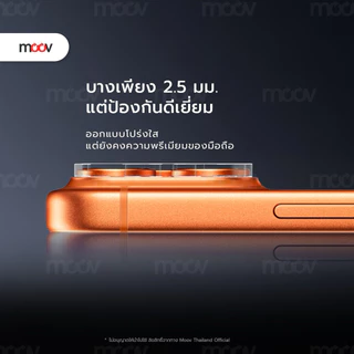 [ส่งไว] Moov LP04 ฟิล์มกระจก เลนส์กล้อง สำหรับ iPhone 17 Pro Max Air 16 Pro 15 Plus 14 13 12 11 Full Lens