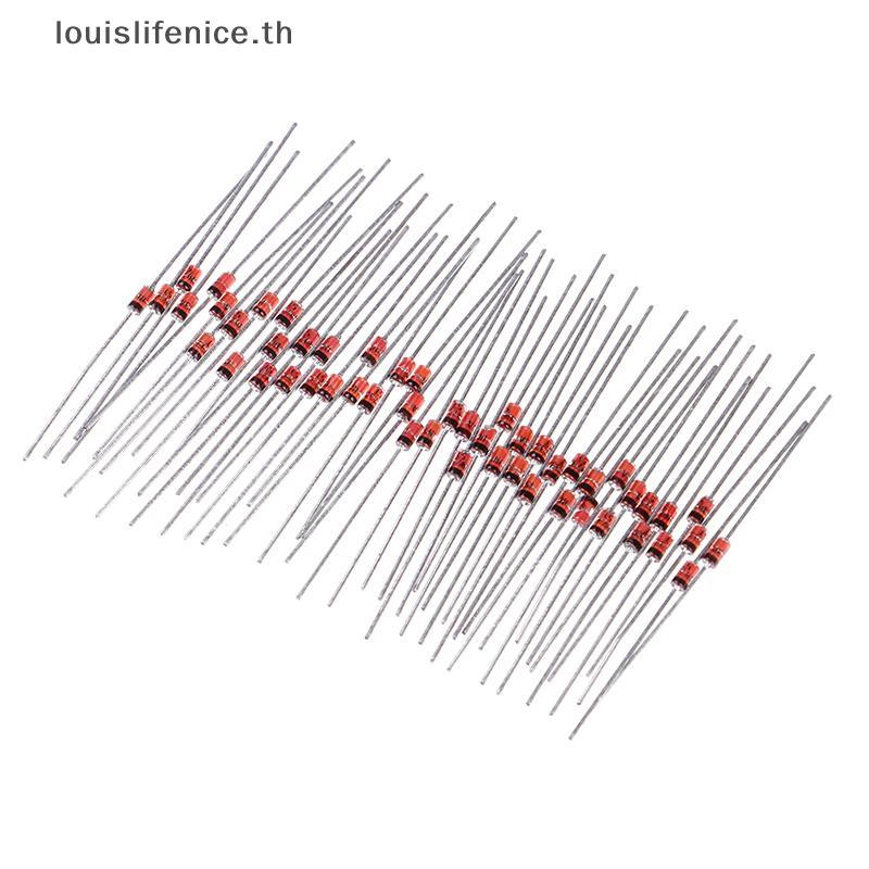 LNTH 50 ชิ้น 1 วัตต์ 5.1 โวลต์ Zener ไดโอด 1N4733A 1N4733 IN4733A IN4733 5V1 โวลต์ DO-35 ร้อน