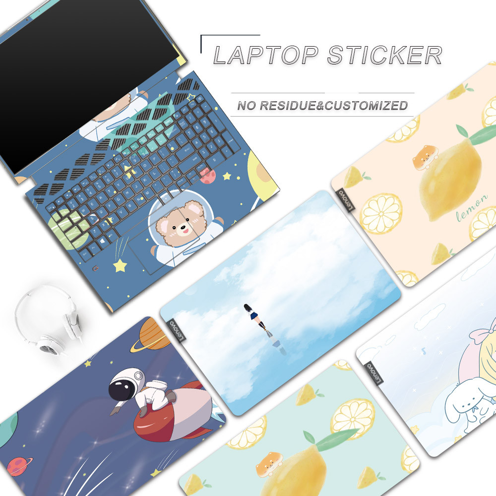 Lenovo Thinkpad L490 E14 E15 T14 T15 X1 Carbon Gen 8 ไม่มีสารตกค้างคอมพิวเตอร์แล็ปท็อปผิวไวนิลสติกเก