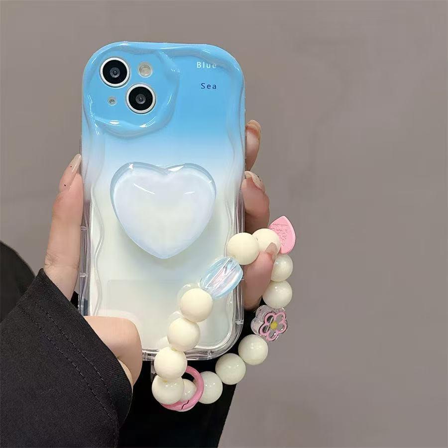 Blue Sea Love โปร่งใสสําหรับ Realme C75 C73 หมายเหตุ 60 60X 50 14 14T C75X C61 C63 C65S C67 C55 C53 