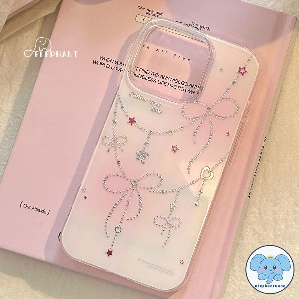 เคสไอโฟน15 เคสIMDใหม่ โปร่งใสลูกบุหรี่สีอ่อนน่ารัก สำหรับ iPhone 16 15 17 air 12 14 13 Pro Max 7 8 X XR 15 16 14 Plus