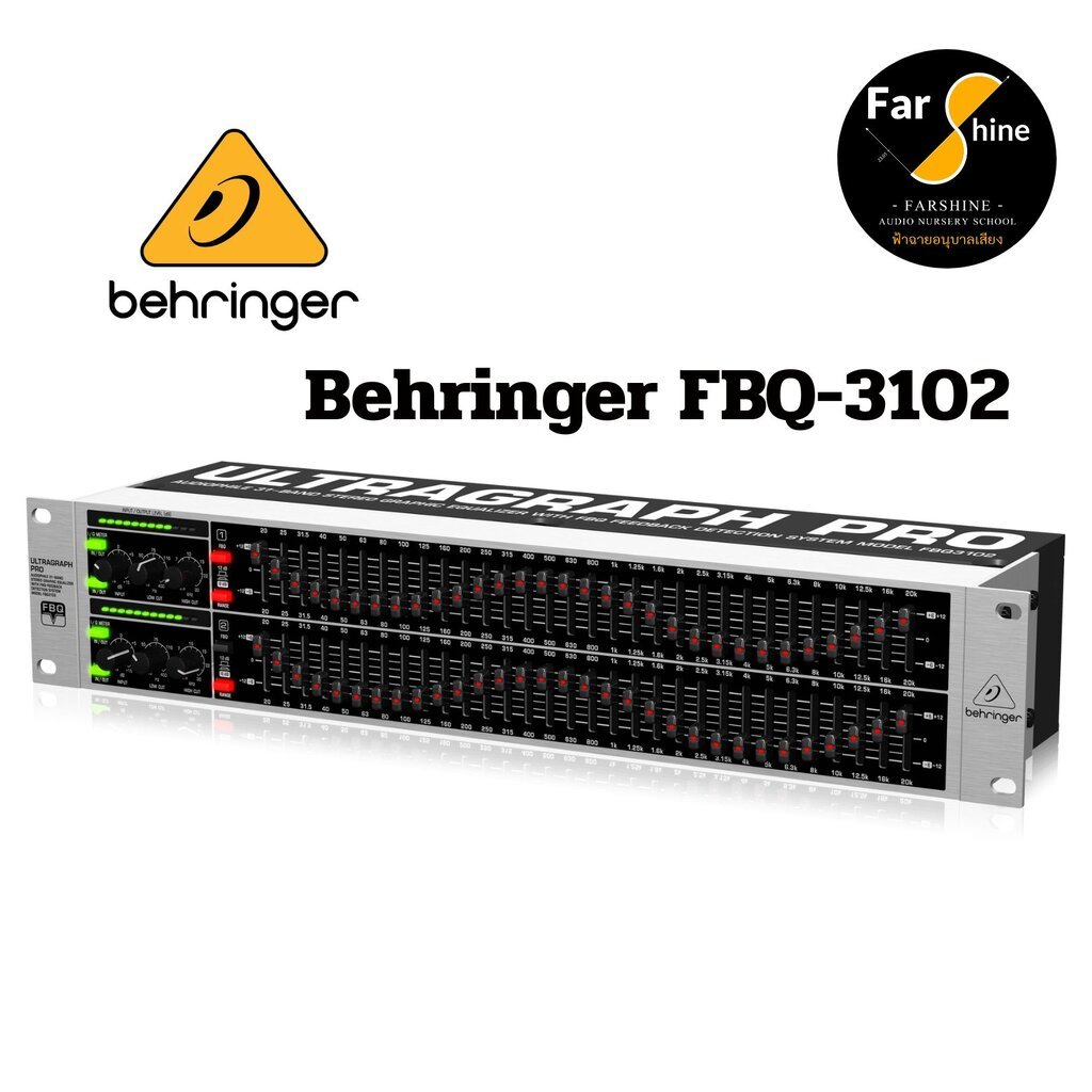 Behringer FBQ-3102 อีควอไลเซอร์สเตอริโอ 31 Band EQ Equalizer