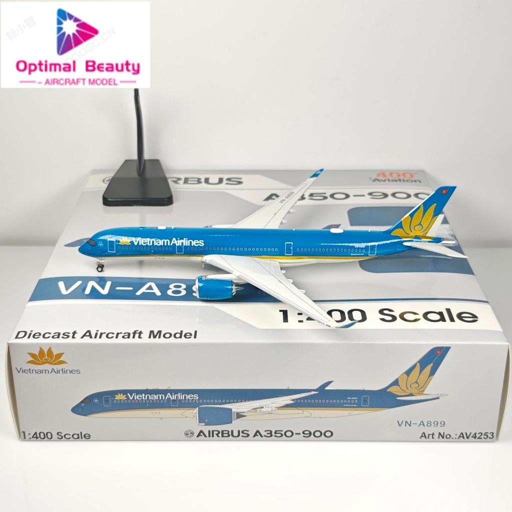 Aviation AV4253 1: 400 Vietnam Airlines A350-900 VN-A899 โมเดลเครื่องบินโลหะผสม