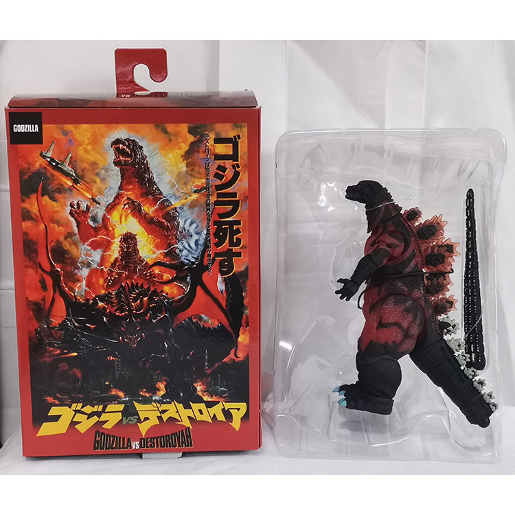 NECA 1995 Red Lotus Godzilla Godzilla Monster Handheld Model SHM Mobile Toy Box