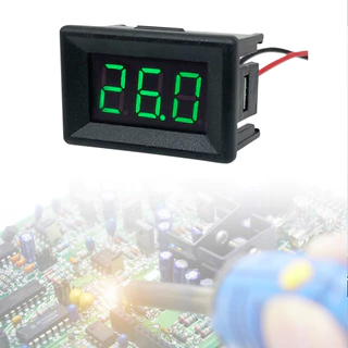 0.36 นิ้ว DC0-30V 3 Bits Digital LED Display Panel Voltmeter Tester Digital LED Mini Display โมดูลสําหรับรถยนต์มอเตอร์เครื่องมือ