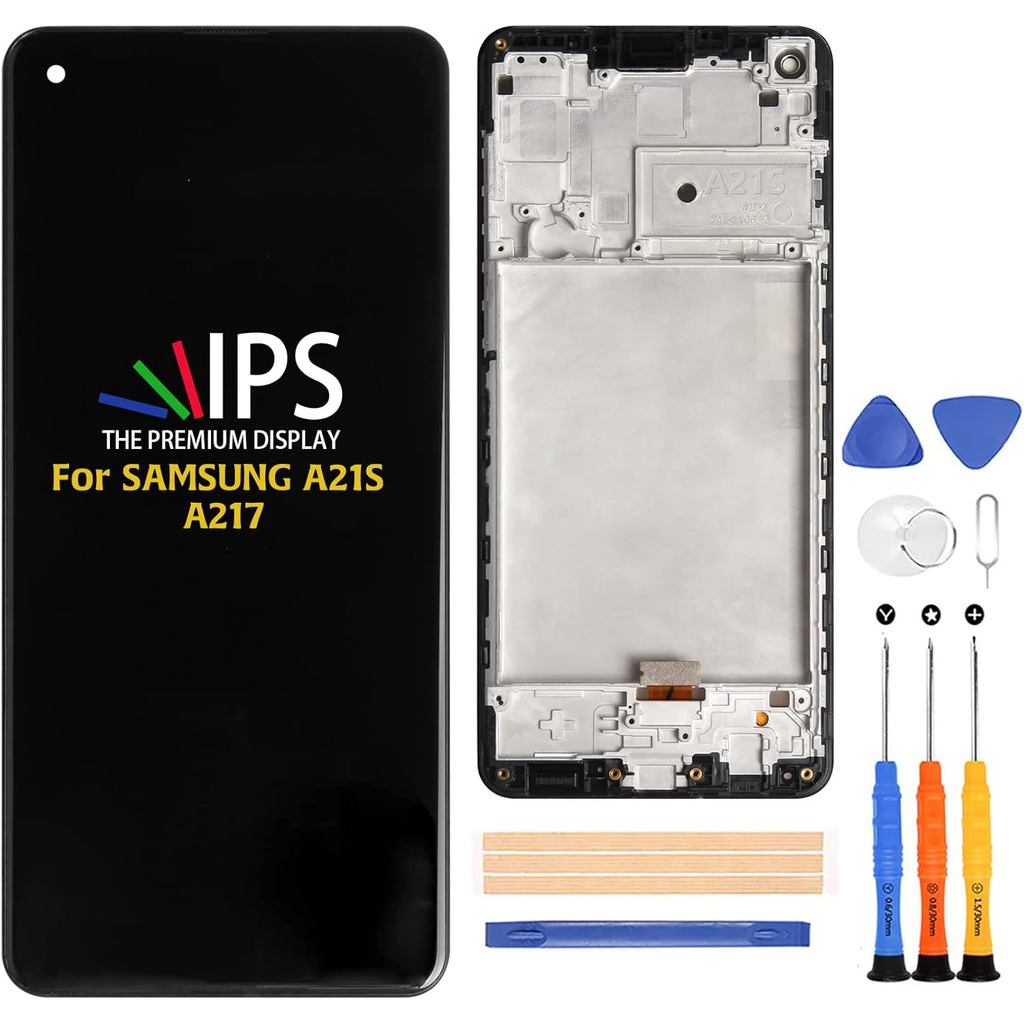 A-MIND สําหรับ Samsung Galaxy A21s A217 จอแสดงผล LCDproofOriginal กรอบ Screen Replacement Digitizer 