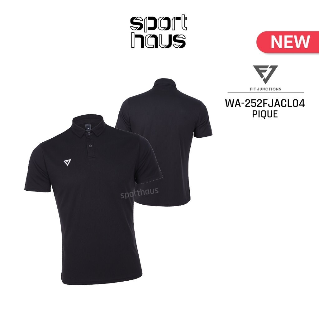 Fit Junction เสื้อโปโล เสื้อคอปก PIQUE Polo ผ้าโพลีเอสเตอร์ ใส่สบาย ระบายอากาศได้ดี รหัส WA-252FJACL04