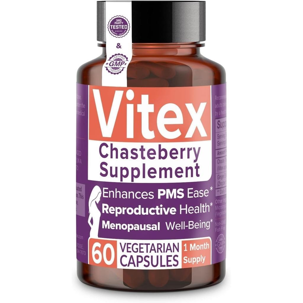 Intimate Rose Vitex Chasteberry อาหารเสริมสําหรับผู้หญิง 1000 มก. - Chaste Tree Berry สําหรับฮอร์โมน