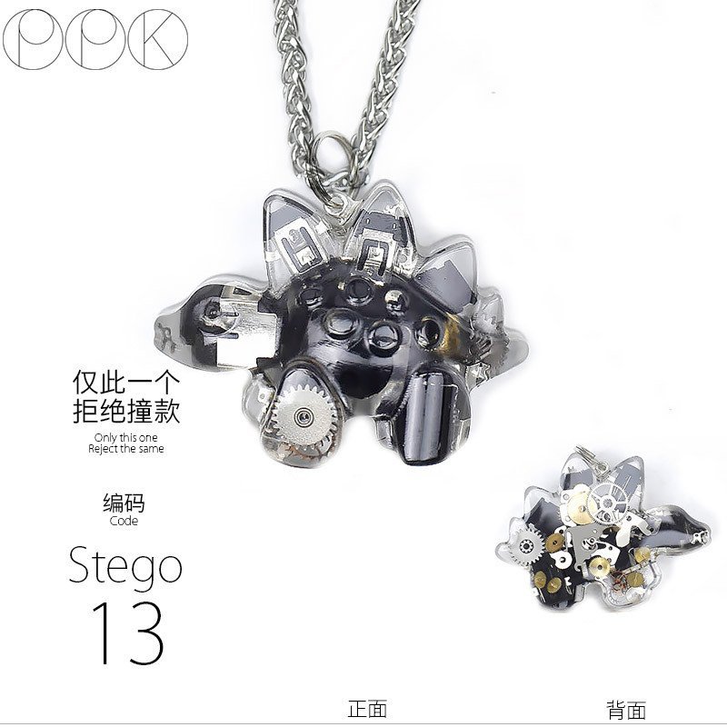 Ppk Dragon Gift ของขวัญที่มีความคิดสร้างสรรค์ ในสไตล์ไซเบอร์สไตร์มพังค์ จี้สร้อยคอยาวแบบเสื้อกันหนาว