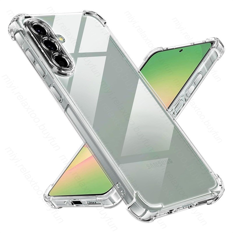 Samsung A56 5Gโปร่งใสสําหรับSamsung Galaxy A56 5G Ultra-Thin Clearคริสตัลซิลิโคนนุ่มปกหลังSamsungA56